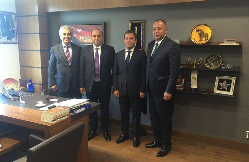 Bülend Engin Başkanlığında ÇTSO Yönetimi Çanakkale Milletvekili Ayhan Gider’i Makamında Ziyaret Etti